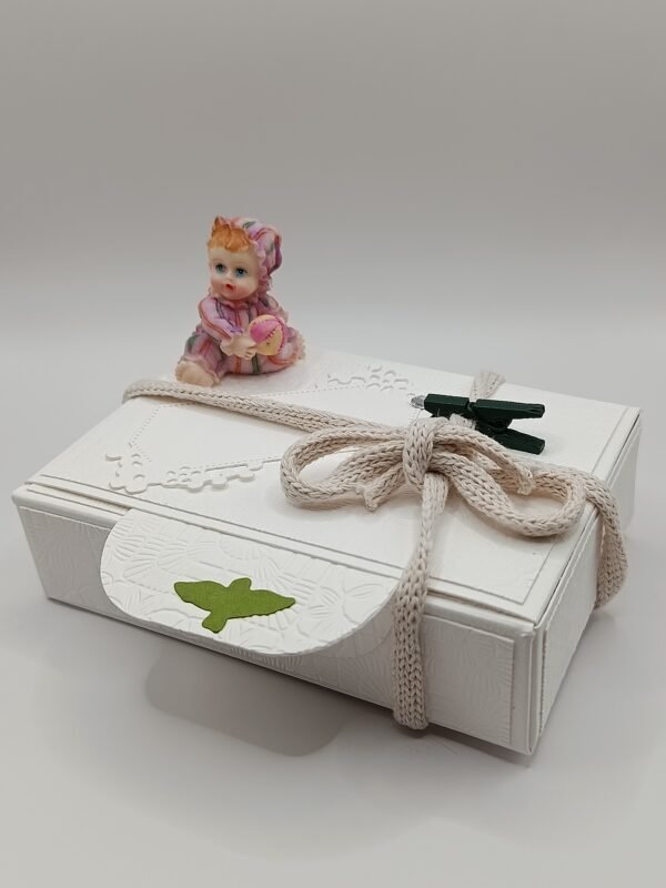 Boîte artisanale - Bébé verte