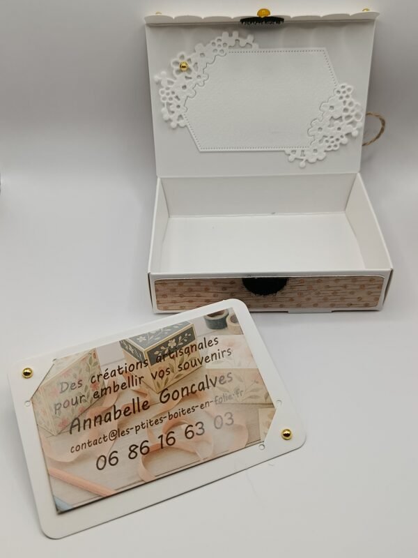 porte-carte doré fait main élégant