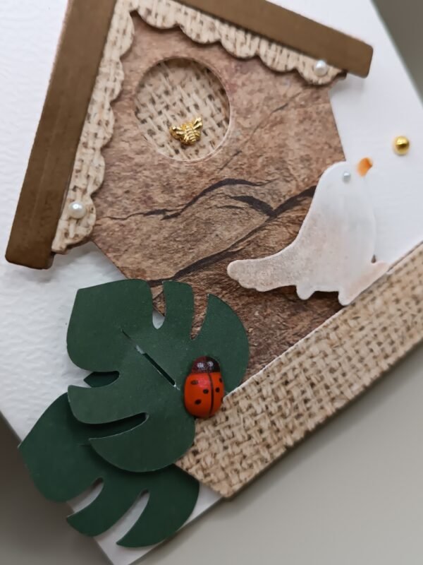 Carte artisanale - Cabane à oiseau – Image 2
