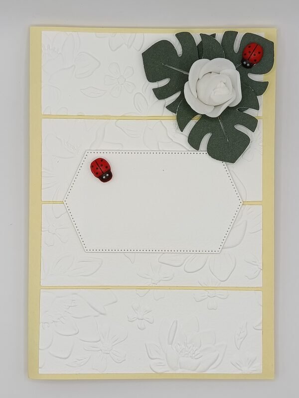 Carte artisanale - Coccinelle