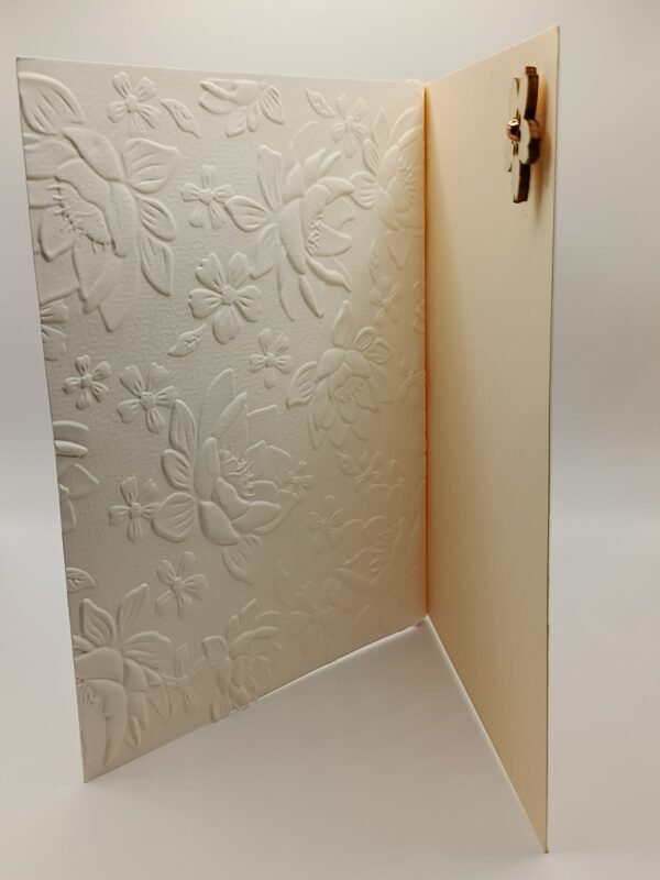 Carte artisanale - Ornée de roses – Image 3