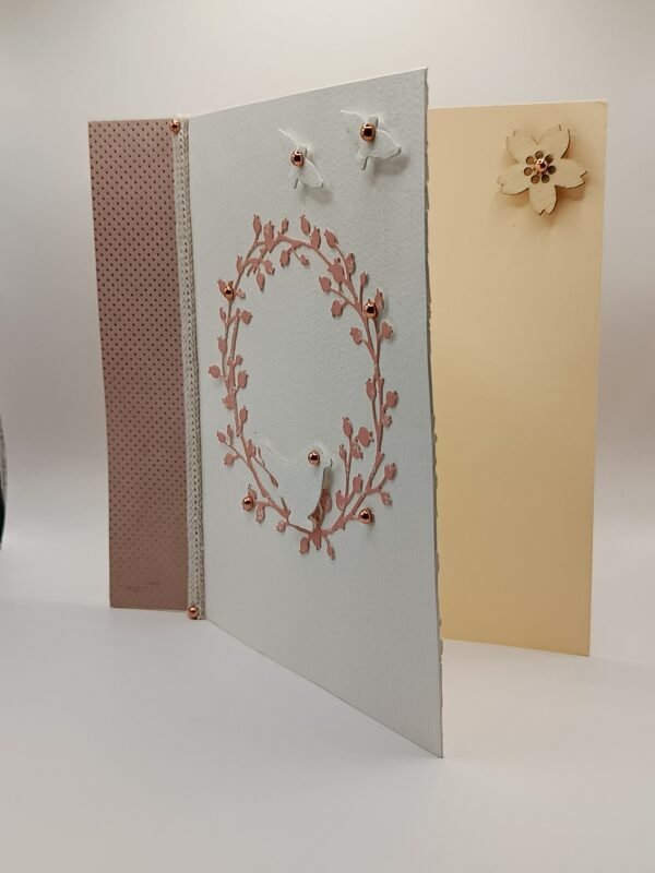 Carte artisanale - Ornée de roses – Image 4