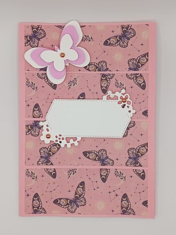 🦋 Coup de cœur – Carte artisanale "Papillon"