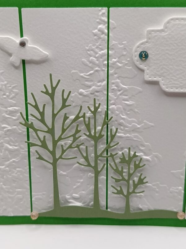 carte verdure artisanale posée avec décor