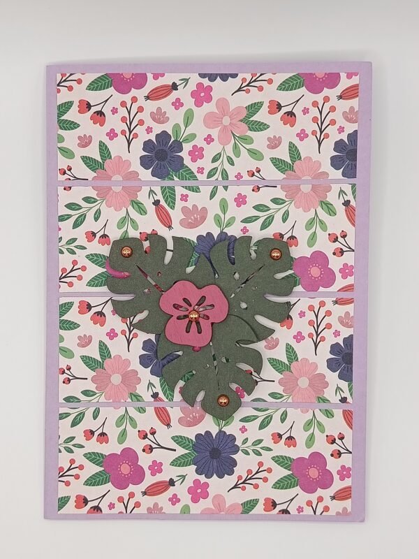 Carte artisanale - Violette