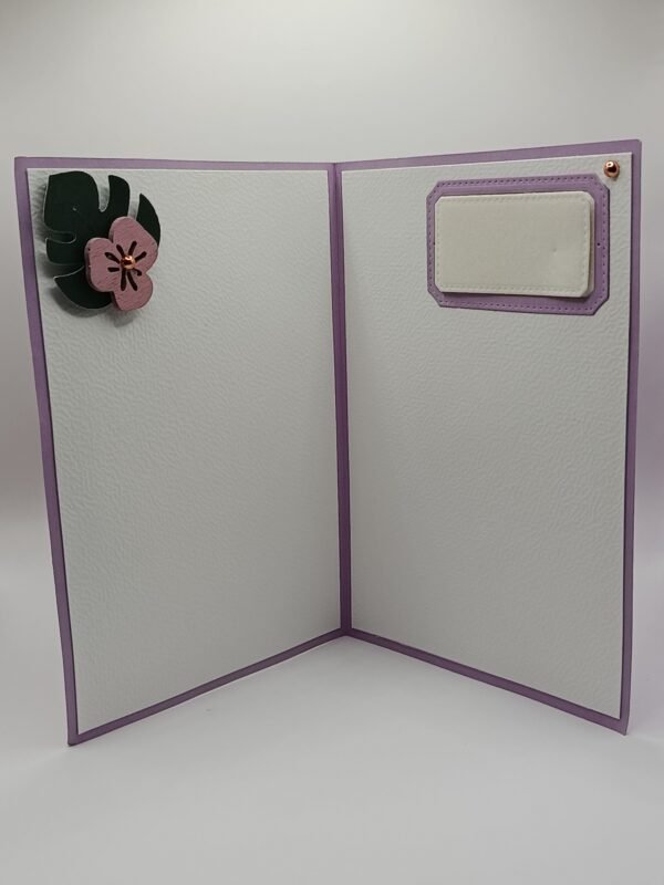 Carte artisanale - Violette – Image 2